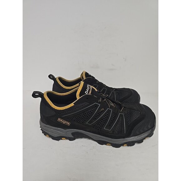 Dakota Men's Low-Cut Aluminum Toe Composite Plate Safety Shoes 2302 Black 11W/L - Picture 2 of 10